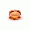 Ring Size - 10 Copper Spinner Ring D - BSPR995 18K Rose Gold Plated Copper Wide Band Spinner Ring